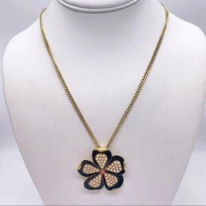 J. Crew Flower Pendant Necklace